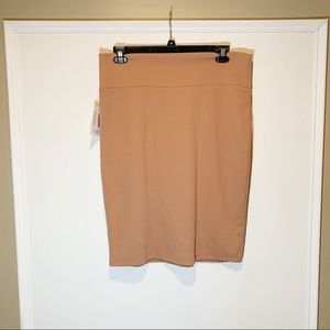 LuLaRoe Cassie Blush Pencil Skirt - Size 2XL